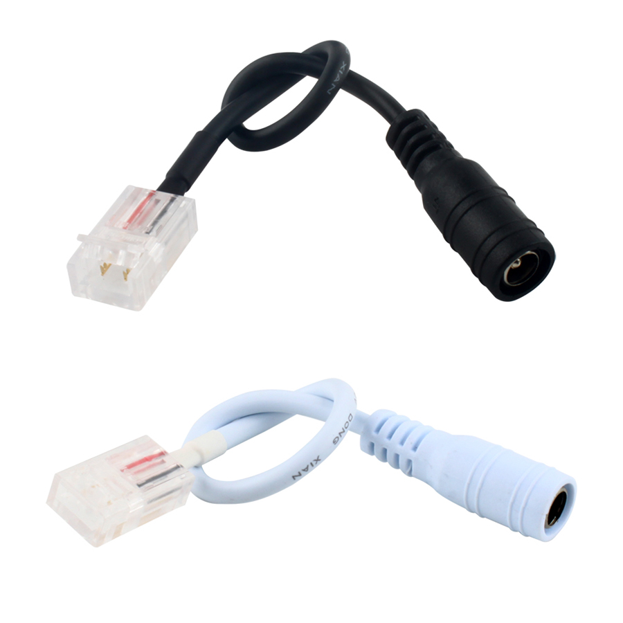 8 mm 10 mm 2 Pin Cable Wire Connector Adapter For 3528 5050 LED Strip Light 8 mm 10 mm 2 Pin Cable Wire Connector Adapter For 3528 5050 LED Strip Light
